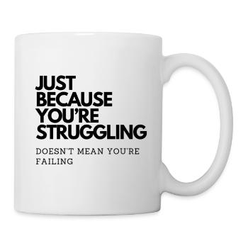 Dicton motivant pour les autres êtres humains - Mug blanc - blanc - Droite