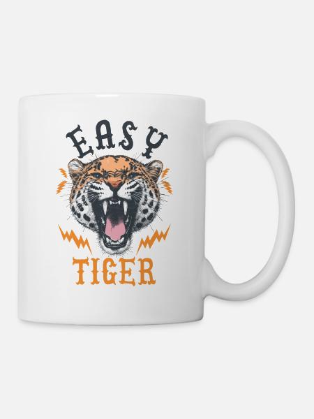 Easy Tiger - Tasse - Weiß