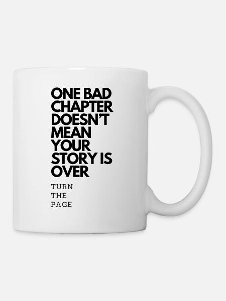 Dicton motivant pour votre design - Mug blanc - blanc
