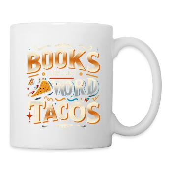 Books Are Just Word Tacos 20 - Mug - white - Right