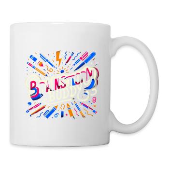 Brainstormy Buddy 10 - Mug blanc - blanc - Droite