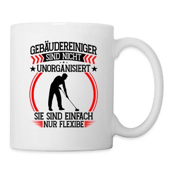 Building cleaners not disorganized window cleaners - Mug - white - Right
