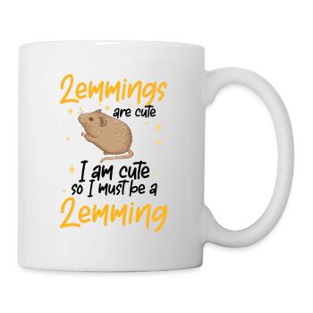 Lemming Is Cute Vole Lemming - Mug - white - Right