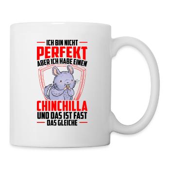 Chinchilla nicht perfekt Nagetier Wollmaus - Tasse - Weiß - Rechts