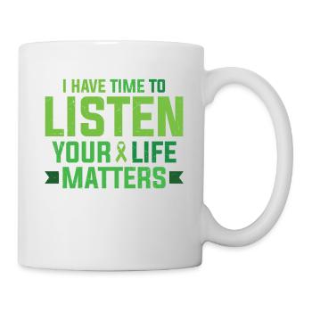 Fight The Stigma Butterfly Mental Health - Mug - white - Right