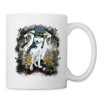 Wehrwolf Wolf Wölfe Halloween Mittelalter Hund - Tasse - Weiß - Rechts