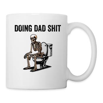 Doing Dad Shit - Mug - white - Right