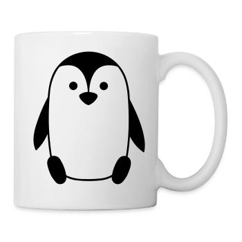 Pingouin - Mug blanc - blanc - Droite