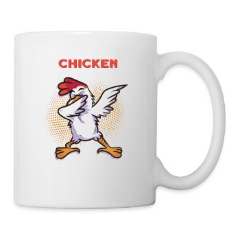 Poulet frais Big Hen - Mug blanc - blanc - Droite