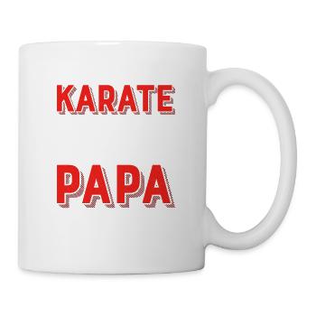 Karate Papa Karateka Kampfsport - Tasse - Weiß - Rechts