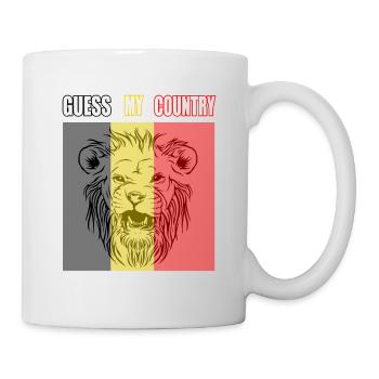 Belgique Drapeau belge - Mug blanc - blanc - Droite