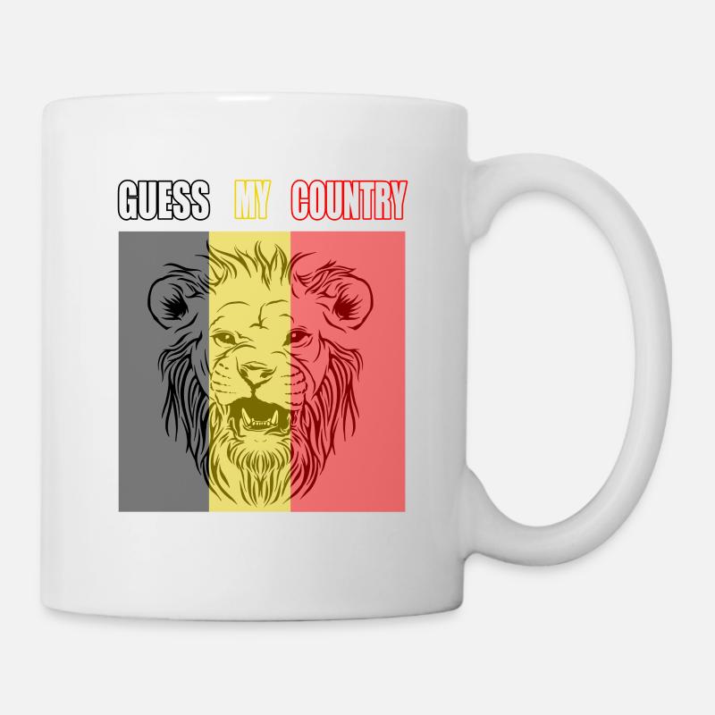 Belgium Belgian flag - Mug - white