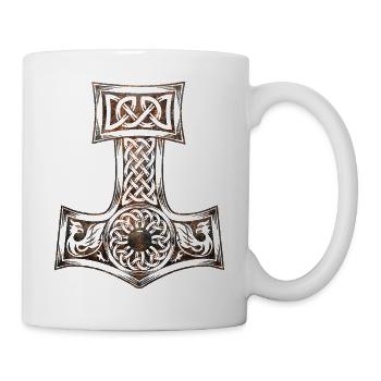 Wikinger norden valhalla schweden skandinavien flaga - Tasse - Weiß - Rechts