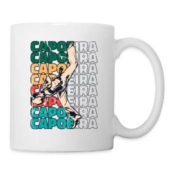Texte Capoeira Rétro Ginga Capoeirista Danse - Mug blanc - blanc - Droite