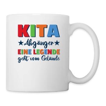 Kindergarten Farewell Hello School, I'm ready! - Mug - white - Right