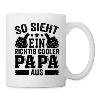 This is what a really cool dad looks like - dad - Mug - white - Right