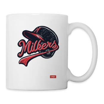 Parodie-Team der Baseball-Melker Milchmann - Tasse - Weiß - Rechts