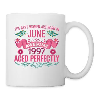 June 1997 Female Birthday June 1997 - Mug - white - Right