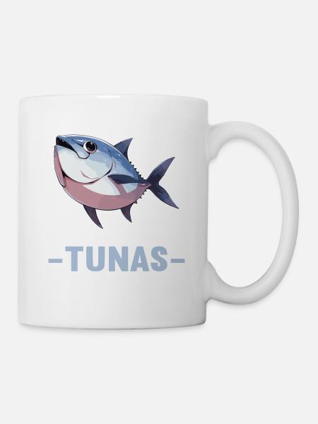 Tuna Thunfische Thunfisch - Tasse - Weiß