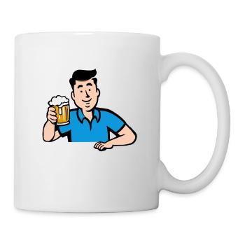 I'd give up beer but I'm no quitter - Mug - white - Right