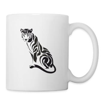 Majestätischer Dschungel-Panther Kunst für - Tasse - Weiß - Rechts