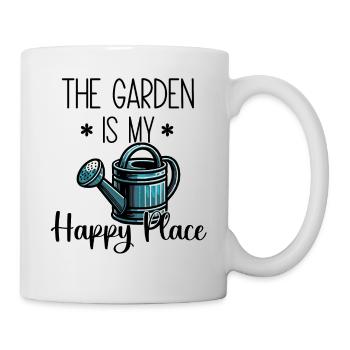 The Garden Is My Happy Place - Tasse - Weiß - Rechts