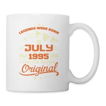 Juillet 1995 Cadeau D’anniversaire Juillet 1995 - Mug blanc - blanc - Droite