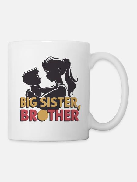 BIG SISTER BROTHER - Mug - white