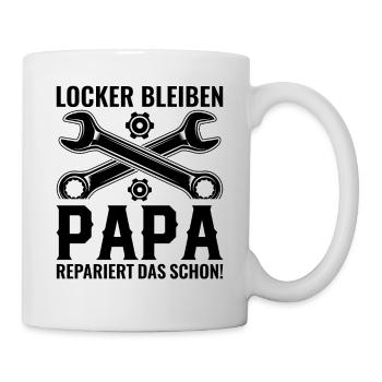 Father's Day Sayings - Stay Loose Dad Repairs d - Mug - white - Right
