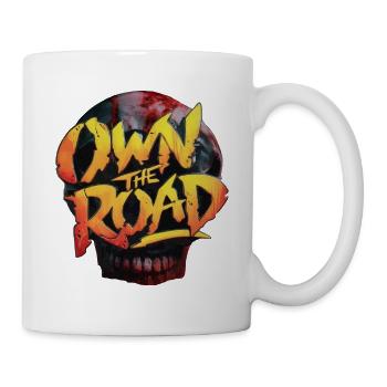 SKULL OWN THE ROAD - Mug - white - Right