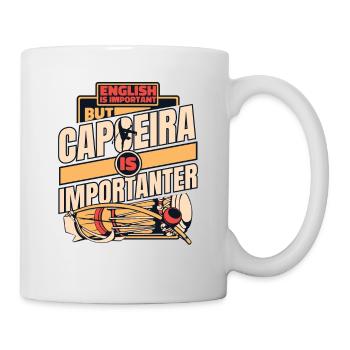 L’éducation est importante, mais la capoeira l’est - Mug blanc - blanc - Droite