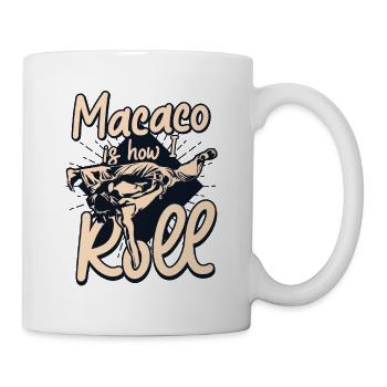 Macaco ist, wie ich Capoeirista Ginga tanze - Tasse - Weiß - Rechts