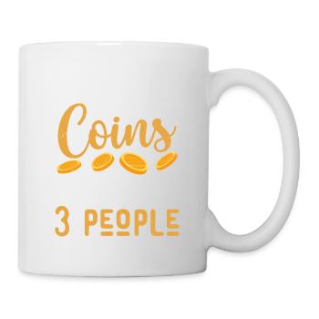Few People, Many Coins: A Collector's Truth - Mug - white - Right