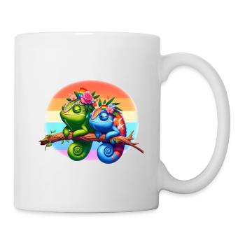 Es ist in Ordnung, schwul zu sein, Chamäleons LGBTQ+ Stolz - Tasse - Weiß - Rechts