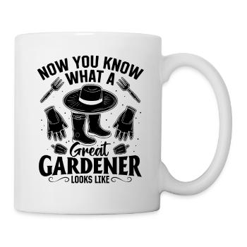 Gardening - Now you know what a great gardener loo - Mug - white - Right