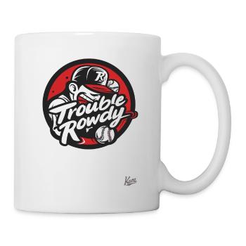 Funny Sports Parody: Baseball Team Trouble Rowdy - Mug - white - Right