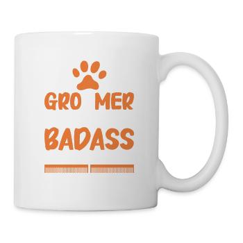 Hundefrisör und Hundepflege - Tasse - Weiß - Rechts