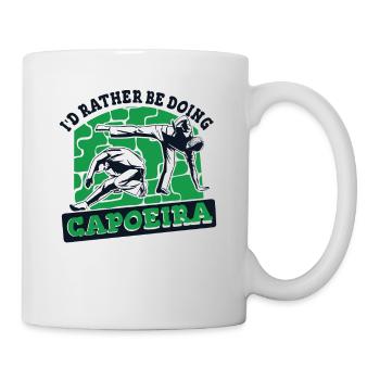 Ich würde lieber Capoeira Capoeirista Ginga machen - Tasse - Weiß - Rechts