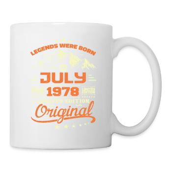 Juillet 1978 Cadeau D’anniversaire Juillet 1978 - Mug blanc - blanc - Droite