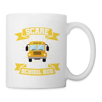 lustiges Busfahrer Schulbusfahrer Spruch Geschenk - Tasse - Weiß - Rechts