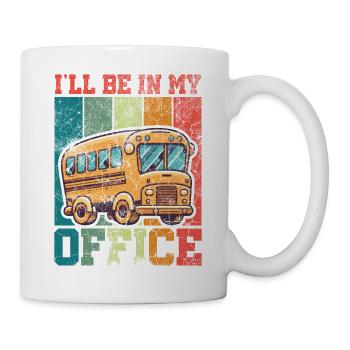 lustiges Busfahrer Schulbusfahrer Spruch Geschenk - Tasse - Weiß - Rechts