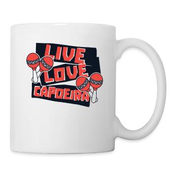 Live Love Capoeira Ginga Capoeirista Danse - Mug blanc - blanc - Droite