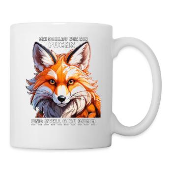 BE SMART AS A FOX - Mug - white - Right