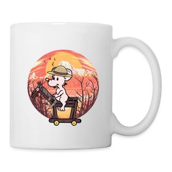 Wilder Westen Maus Reiter Pferd Pferde - Tasse - Weiß - Rechts