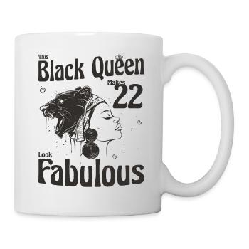 Cette reine noire fait 22 looks fabuleux - 22 - Mug blanc - blanc - Droite