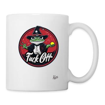 Frog Magician and a Magic One: Piss Off - Mug - white - Right