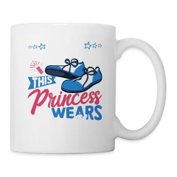 Forget Glass Slippers This Princess Cheerleading - Tasse - Weiß - Rechts