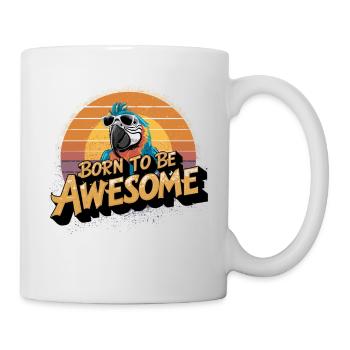 Macaw Parrot Born To Be - Mug - white - Right