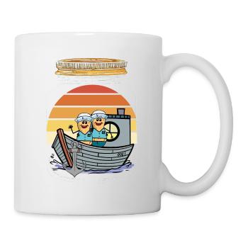 Cacahuètes Cacahuètes Bateau Bateau Voyage Marins - Mug blanc - blanc - Droite