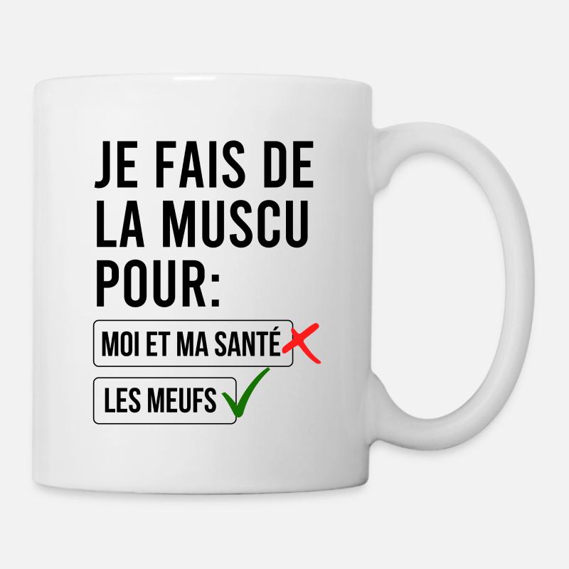 I do weight training for the girls - Mug - white